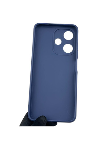 Чехол для Hot 30i с квадратными гранями с защитой камеры на инфиникс хот 30i тёмно-синий Infinix (366023183)