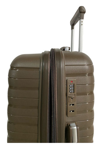 Чемодан малый для ручной клади Madisson 51203 полипропилен S Коричневый Snowball (327792584)