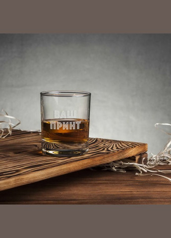 Стакан для віскі круглий "Конструктор" персоналізований, Дерев'яна подарункова коробка BeriDari (293510116)