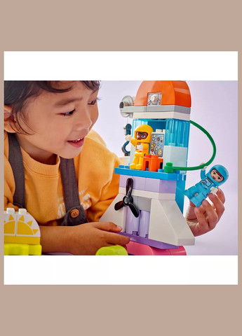 Конструктор Duplo 3в1 Пригоди на космічному шатлі (10422) Lego (333252424)