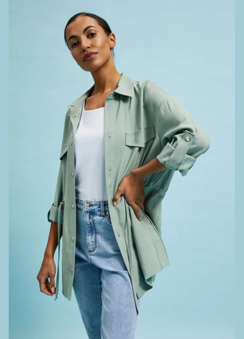 Оливкова куртка Moodo