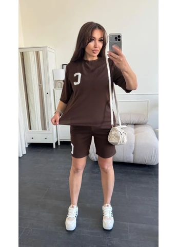 Костюм літній жіночий в рубчик Fashion (392466488)