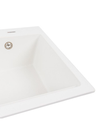 Гранитная мойка для кухни NIKA 7545 матовая Белоснежный Valeso (360861438)