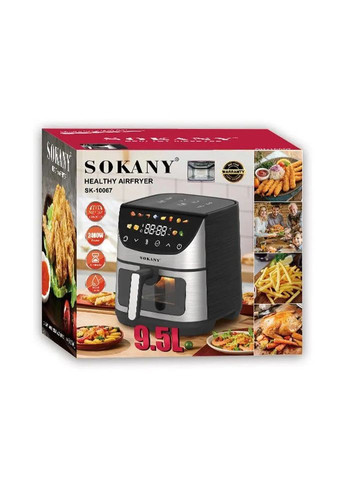 Аерофритюрниця SK- 9,5Л сенсорне керування Sokany 10067 (371774208)