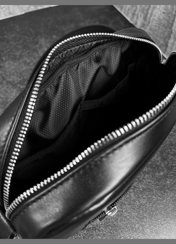 Женская сумка кросс-боди (через плечо) из натуральной кожи размер S, Черный Famk (325488985)