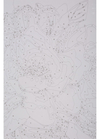 Набір для розпису по номерах "Квіти блакитні та білі у маленькій вазі" 40*50 см, IDEA2-GX46055, ТМ "" 99IDEAS (369734459)