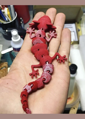 Іграшка Аксолотль червоний UA3D (302968785)