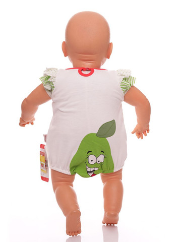 Боді сукня з коротким рукавом для дівчинки Груша інтерлок MiniPapi 68 см (31437) BABYKROHA (297199782)