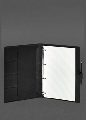 Кожаный блокнот А4 (софт-бук) 9.2 черный краст (A-027962) BlankNote (328961485)