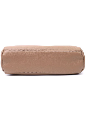 Женская стильная сумка из натуральной кожи 22599 Бежевая. Vintage (329149104)