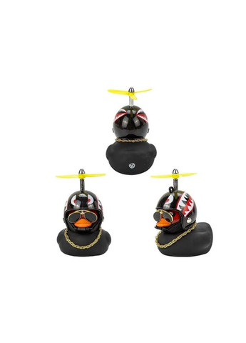 Резиновая черная утка в очках на панель машины No Brand (322236505)