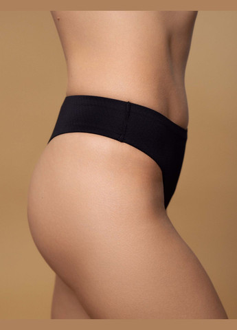 Трусики Стрінги SLZ25702002 чорні Brabrabra Cвіжата (316679384)