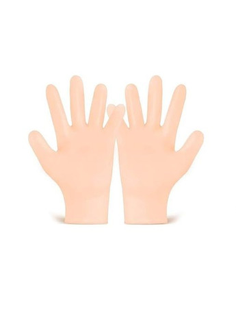 Гелевые увлажняющие перчатки для восстановления сухой и поврежденной кожи рук бежевые No Brand (322594647)