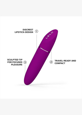 Шикарная вибропуля Mia 3 Deep Rose Lelo (344586451)