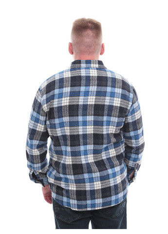 Синяя повседневный рубашка в клетку Bagarda