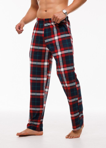 Домашні штани чоловічі L червона клітинка (9515149400131) Наталюкс 95-1514 (332214030)