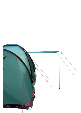 Палатка Tramp Brest 9 (v2) 9-местная двухслойная 505х440х160 см полиэстер зеленый No Brand (401272325)