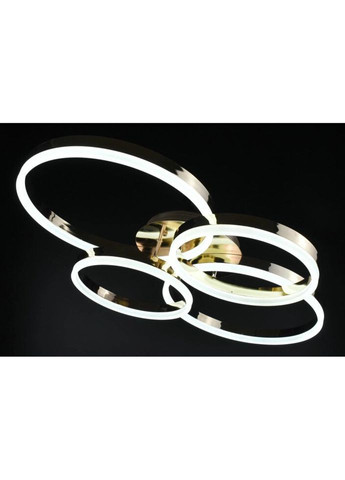 Люстра светодиодная потолочная LED светильник для квартиры на потолок лэд с пультом 27097 Золото 11х63х83 см. Sunnysky (335975380)