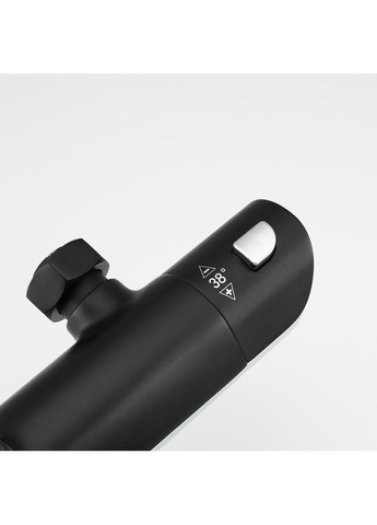 Душевая система с термостатом G2403-56, излив - переключатель на лейку 3 режима, черный/хром GAPPO (372994978)