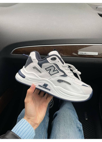 КРОСІВКИ ЖІНОЧІ NEW BALANCE 990 WHITE BLUE SILVER НЬЮ БЕЛАНС 990 No Brand білі демісезони (367171136)