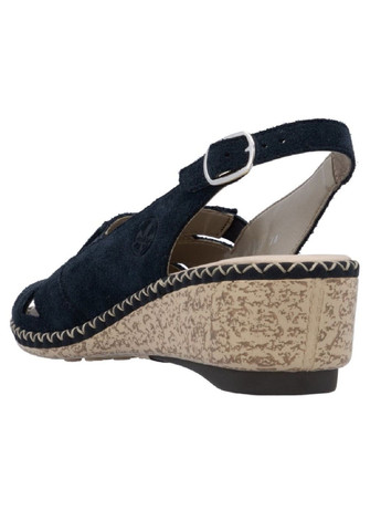 Синие босоножки Rieker