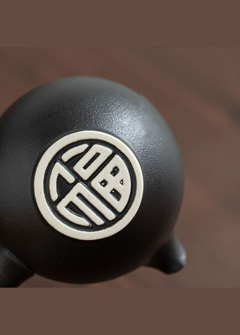 Набор для чайной церемонии Black Sand керамический из 6 предметов для пуэра 18шт Lesko (336201289)