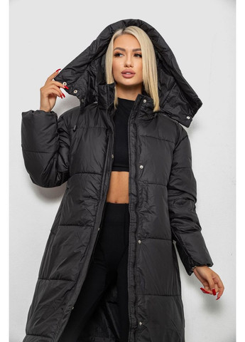 Чорна зимня куртка жіноча зимова Ager 244R667