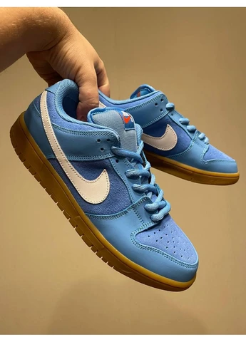 Цветные кроссовки sb dunk low pro iso university blue No Brand