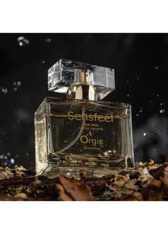 Мужские духи с феромонами Sensfeel for Man (50 мл), цитрусово-древесный аромат Orgie (367723053)