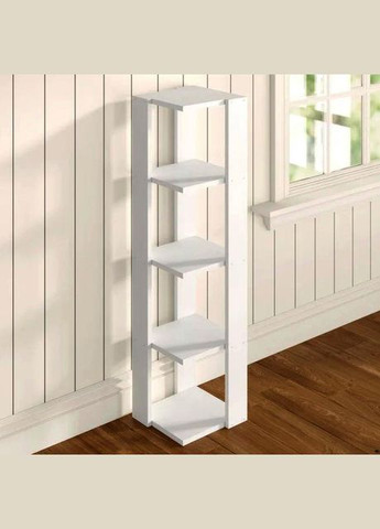 Стеллаж угловой из дерева Кингдрай 4 зефир (УСП-401320) No Brand (327845505)