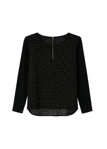 Чёрная блуза черный Silvian Heach