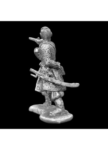Статуетка колекційна Козак з пістолетом 6,5 см фігурка з металу та олова, декор інтер'єр антикваріат Artfactory (361859515)