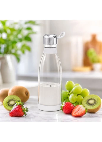 Портативный блендер в бутылке MINI JUICER / Блендер-бутылка 350 мл Блендер аккумуляторный 40 Вт No Brand (401656067)