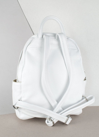 Рюкзак жіночий шкіряний міський 02443 білий Virginia Conti (289060393)
