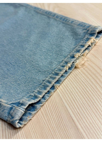 Джинсы женские 3097 SKATER jeans широкие с косыми карманами голубые Its Basic - (341136140)