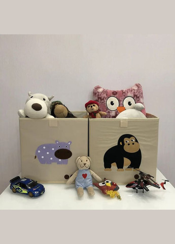 Короб складаний Мавпа, 33x33x33 см, бежевий () Handy Home CH11 (335031161)