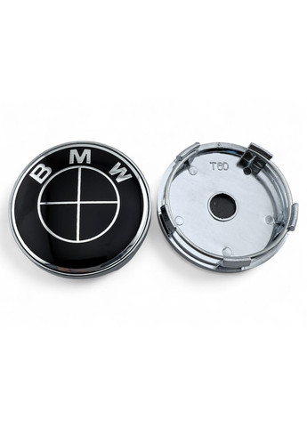 Колпачок в диски БМВ заглушка для дисков 60/56 мм Черный логотип (1 шт.) BMW (354698442)