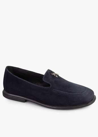 ModaMilano Туфли лоферы женские бренда 8200705_(4) синий з натуральный нубук, украина — демисезон (357226910)