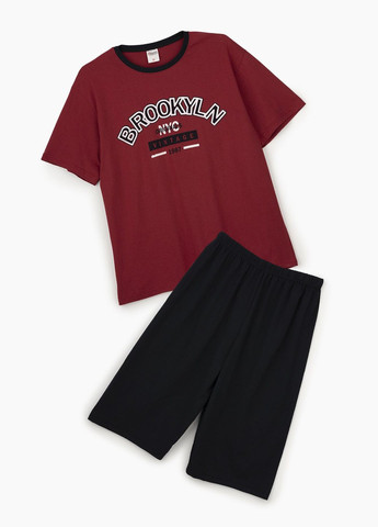 Пижама мужская 3140 Бордово-черный shop (2000903273516) AYANS (365671181)