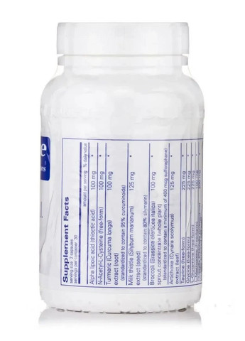 Вітаміни для печінки та детоксу Liver-G.I. Detox 60 капсул Pure Encapsulations (361113913)