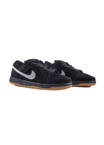 КРОСІВКИ ЖІНОЧІ NIKE SB DUNK LOW PRO BLACK GREY FOG НАЙК СБ ДАНК ЧОРНІ No Brand чорні демісезони (390651734)