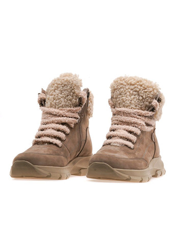 Зимние ботинки женские 8641-75-st/beige Goodboots из натуральной замши