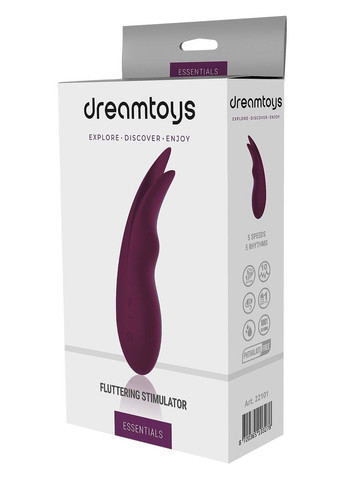 Вібратор для клітора та сосків Essentials Fluttering Stimulator, фіолетовий Dream Toys (347287163)