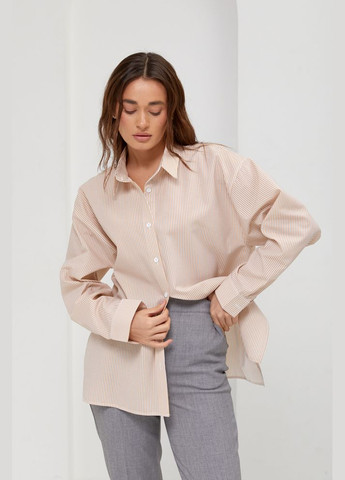 Женские классические брюки со стрелками светло-бежевые Arjen (294906695)