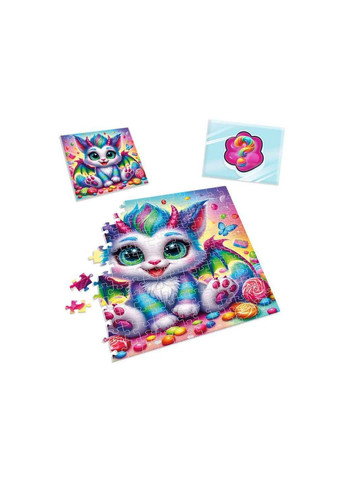 Пазлы с сюрпризом "Цветной дракончик" VT8030-05 Vladi toys (366546468)