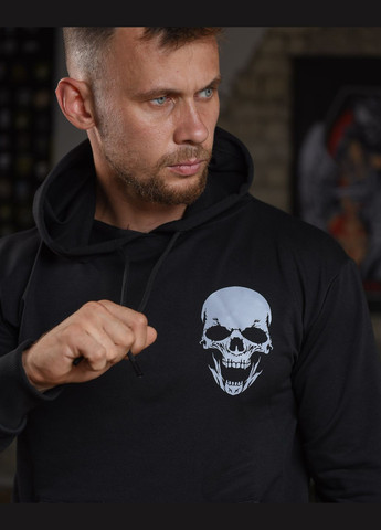 Тактичні чоловічі худі з чорним принтом No Brand (300532820)