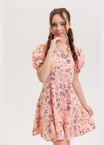 Рожева підліткова сукня для дівчинки рожева 127089d No Brand (294725752)