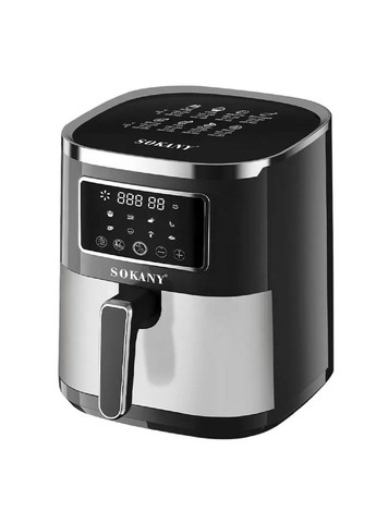 Аерофритюрниця 7 л, SK-10052 + Подарунок 100 шт. Форми для фритюрниці/Кухонний аерогриль/Бультипіч Sokany (367058222)