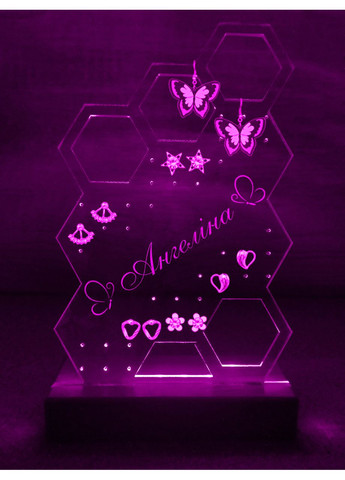 Органайзер з підсвіткою для сережок Соти. Ангеліна (дизайн 32.1.7) Creative (355400994)