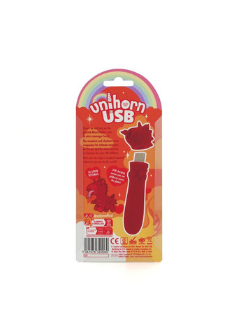 Вибратор-единорожка Unihorn USB Bullet – Diablo вибропуля, USB-зарядка, 10 режимов Blaze (366577689)
